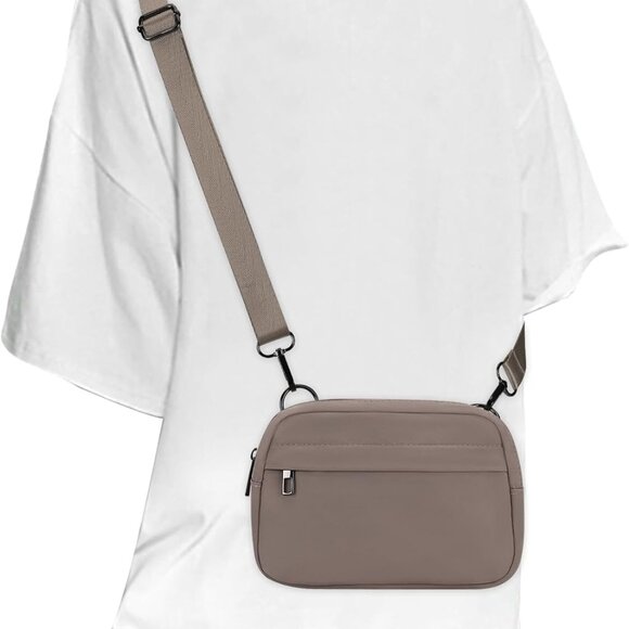 Water-Resistant Small Crossbody Bag with Theft-Proof Pocket & Adjustable Strap - Picture 1 of 6